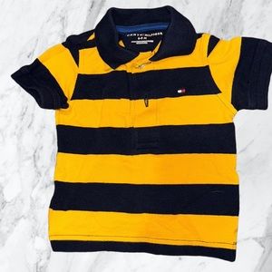 Tommy Hilfiger striped polo shirt for boys 6-9 months
